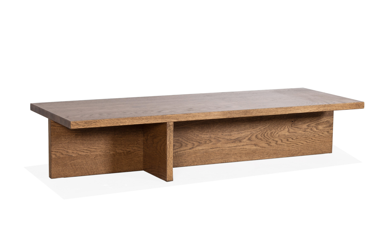 NOMA Sofabord Brunbeiset eikefiner 135x50x27 i gruppen Stue / Sofabord / hos Sofas & more (NO-SB-BR-135)