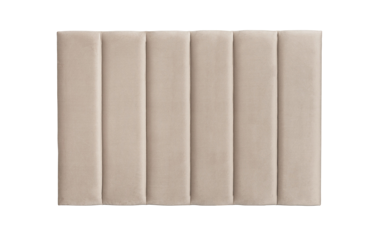PAGO 180 Sengegavl Velvet Greige i gruppen Soverom / Sengegavler / Sengegavler 180 hos Sofas & more (PAGSG180SAL02)