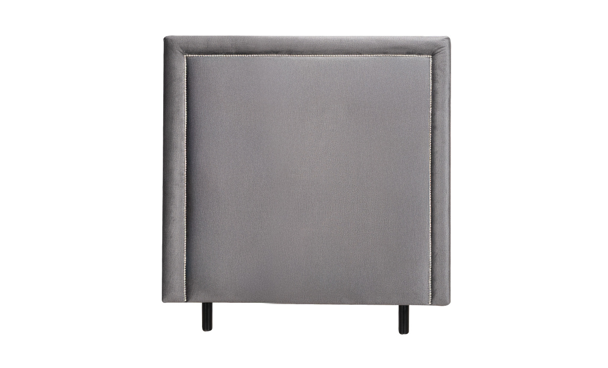 PERLA Sengegavl 140 Flyel Mrkegr i gruppen Soverom / Sengegavler / Sengegavler 140 hos Sofas & more (PESG140MG)