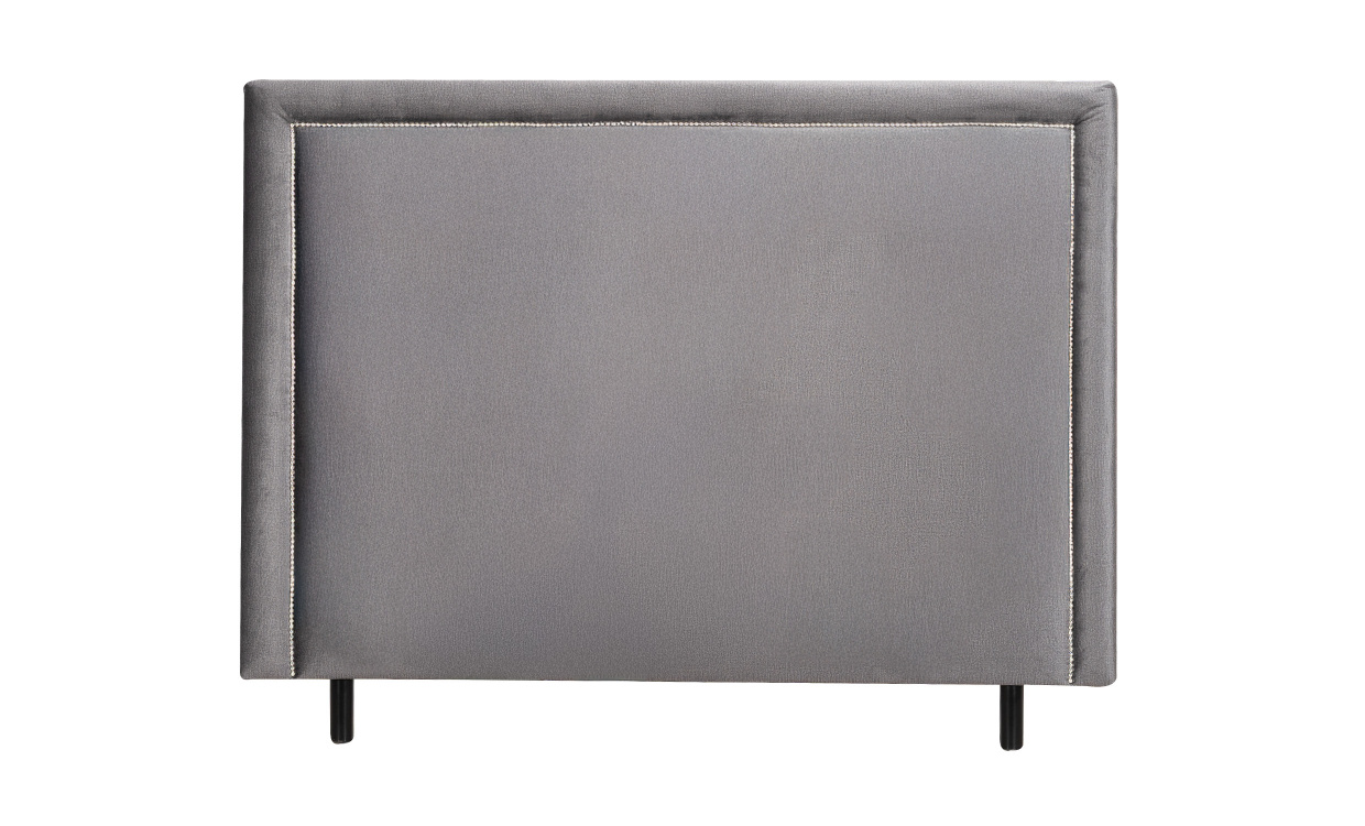 PERLA Sengegavl 160 Flyel Mrkegr i gruppen Soverom / Sengegavler / Sengegavler 160 hos Sofas & more (PESG160MG)