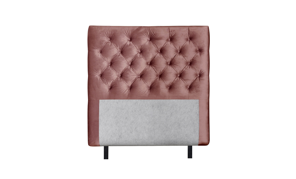 OPERA 120 Sengegavl Velvet Pink i gruppen Soverom / Sengegavler / Sengegavler i flyel hos Sofas & more (PRD02436)