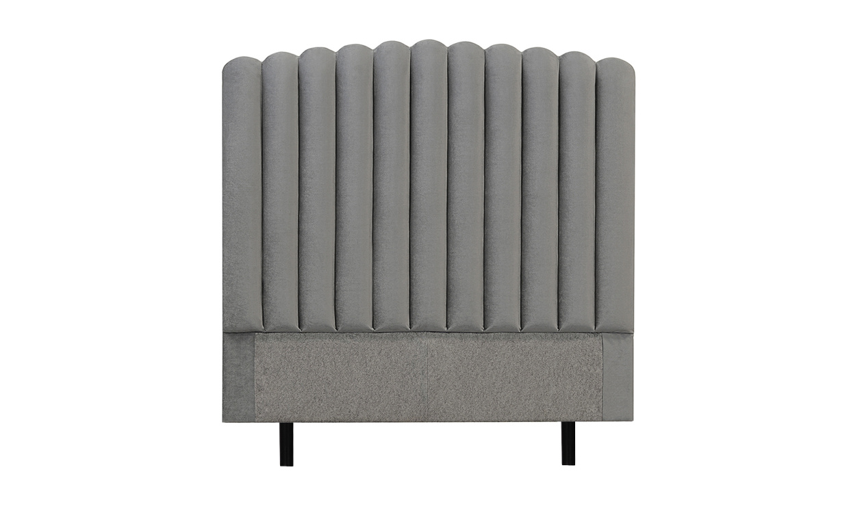 PRIMO HIGH 140 Sengegavl Flyel Mrkegr i gruppen Soverom / Sengegavler / Sengegavler 140 hos Sofas & more (PRHISG140M92)