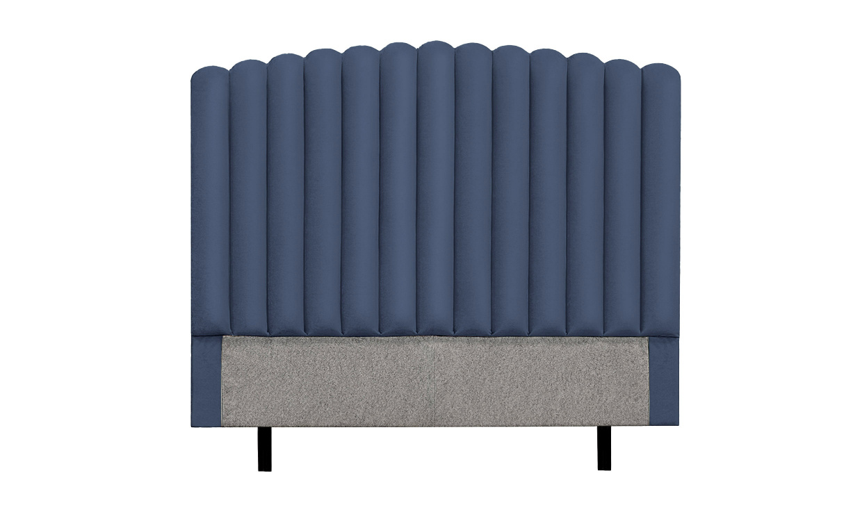 PRIMO HIGH 160 Sengegavl Fl�yel Bl� i gruppen Soverom / Sengegavler / Sengegavler 160 hos Sofas & more (PRHISG160M77)