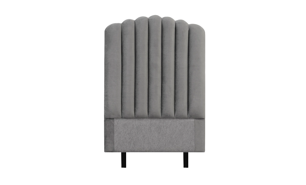 PRIMO HIGH 90 Sengegavl Fl�yel M�rkegr� i gruppen Soverom / Sengegavler / Sengegavler 120 hos Sofas & more (PRHISG90M92)