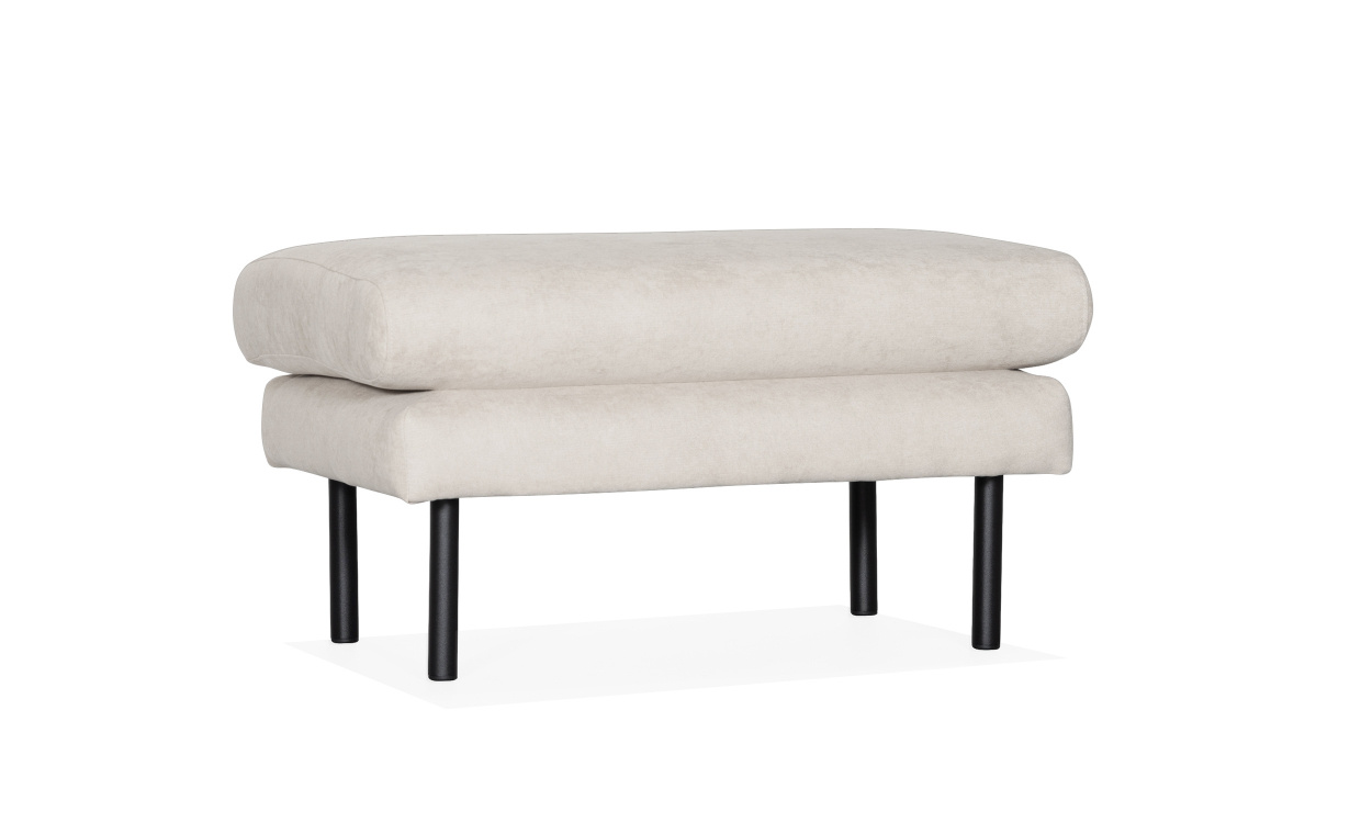 SANDHAMN Fotskammel Beige i gruppen Stue / Sofaer / Fotskamler hos Sofas & more (SAFSSO21)