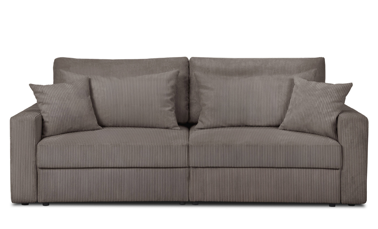 SOHO Sovesofa Cord Mocha i gruppen Stue / Sofaer / Sovesofaer hos Sofas & more (SOHO-BS-LIN24N)