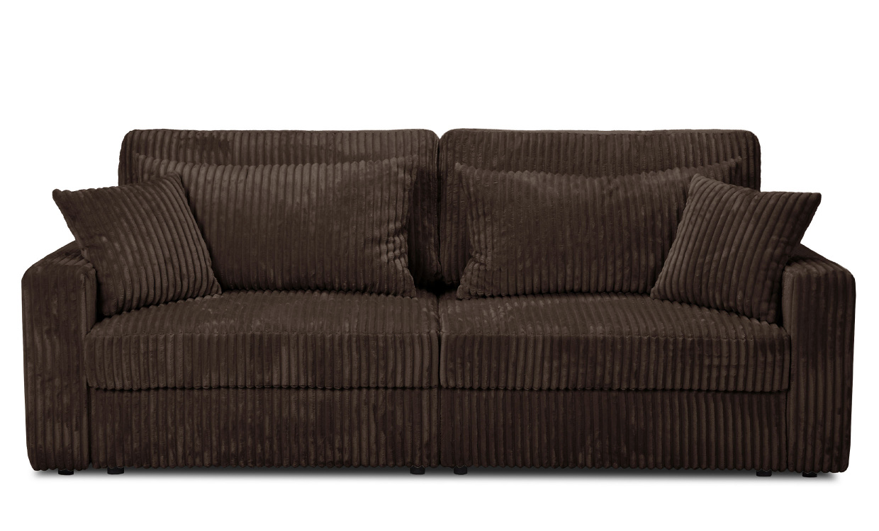 SOHO Sovesofa Teddy Chocolate i gruppen Stue / Sofaer / Sovesofaer hos Sofas & more (SOHO-BS-VEL48)