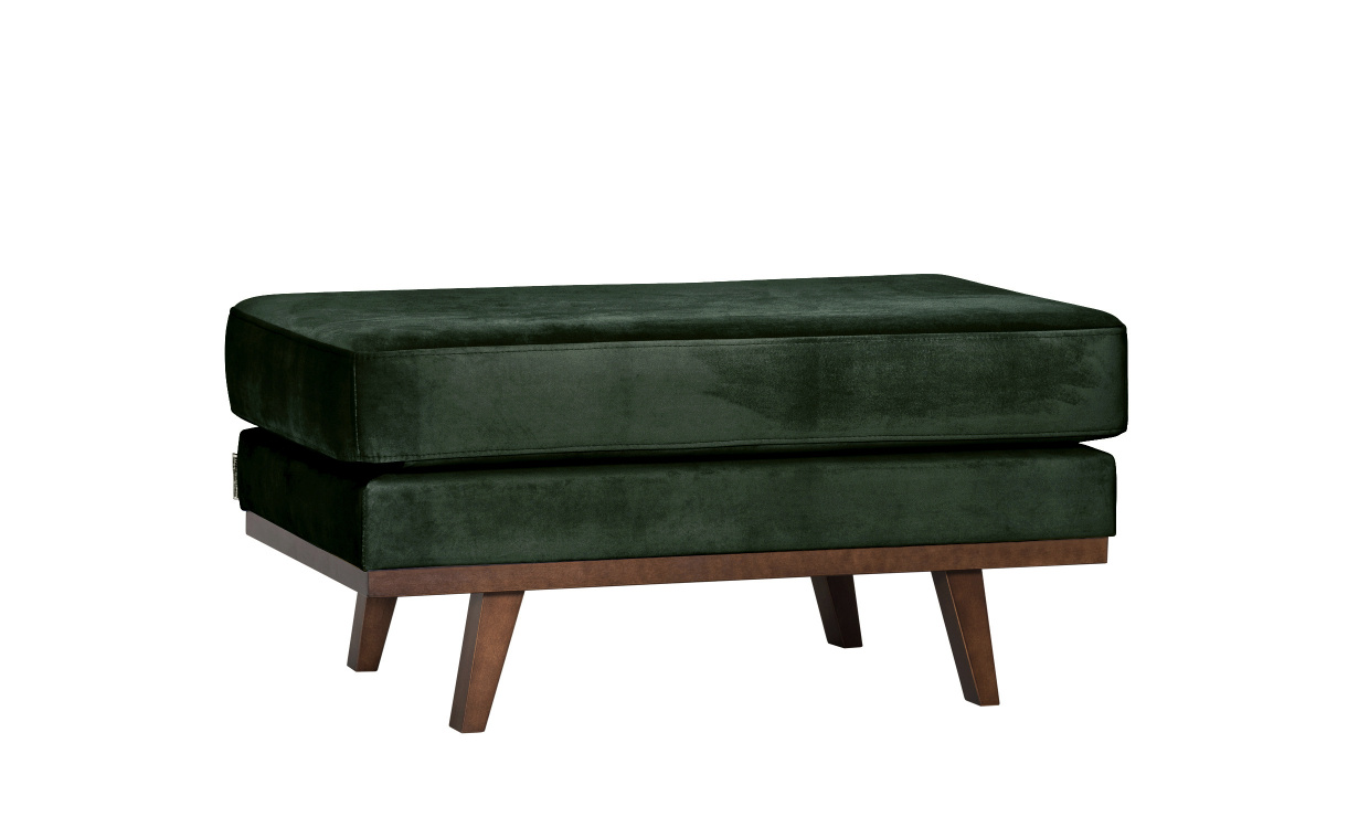 STOCKHOLM Fotskammel Velvet Edition Grønn i gruppen Stue / Sofaer / Fotskamler hos Sofas & more (STFSRI38)