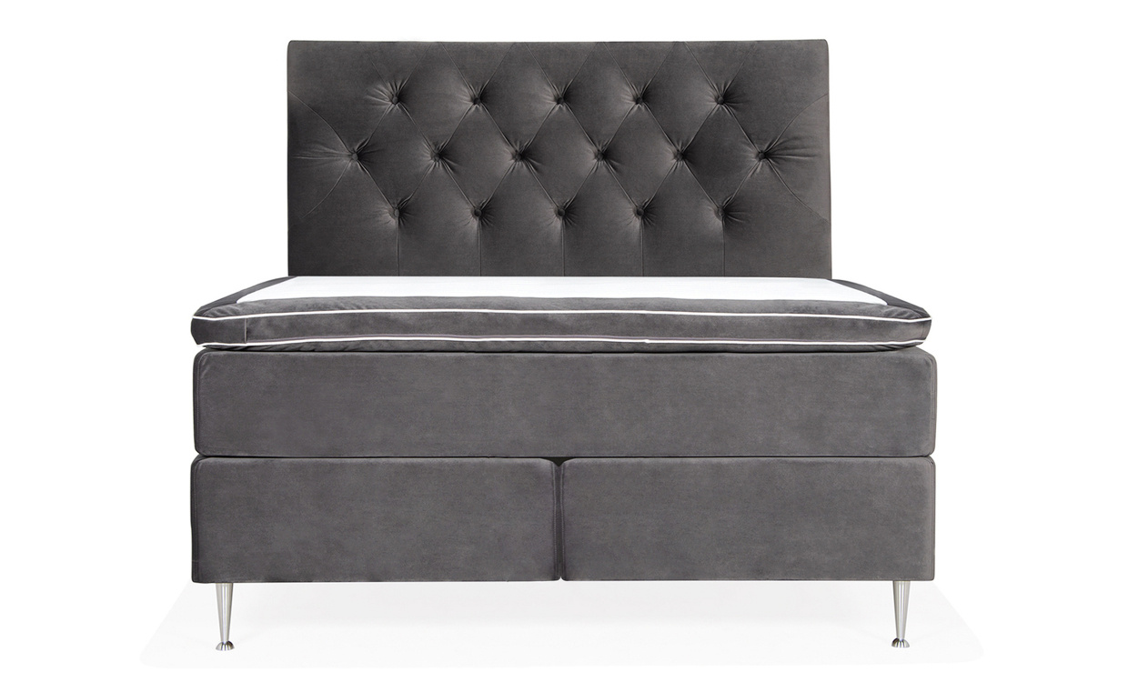 VRMD Premium Sengepakke 160 Velvet Dark Grey i gruppen Soverom / Senger / Sengepakke hos Sofas & more (VARMDOPKT160-SAL18)