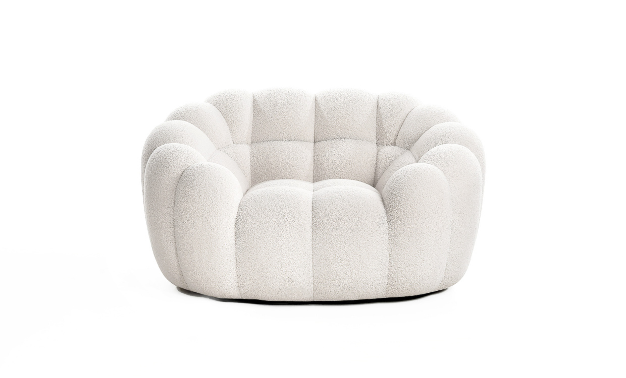 JODA Loveseat Teddy Offwhite i gruppen Stue / Lenestoler hos Sofas & more (Y20392S-TEDDY04)