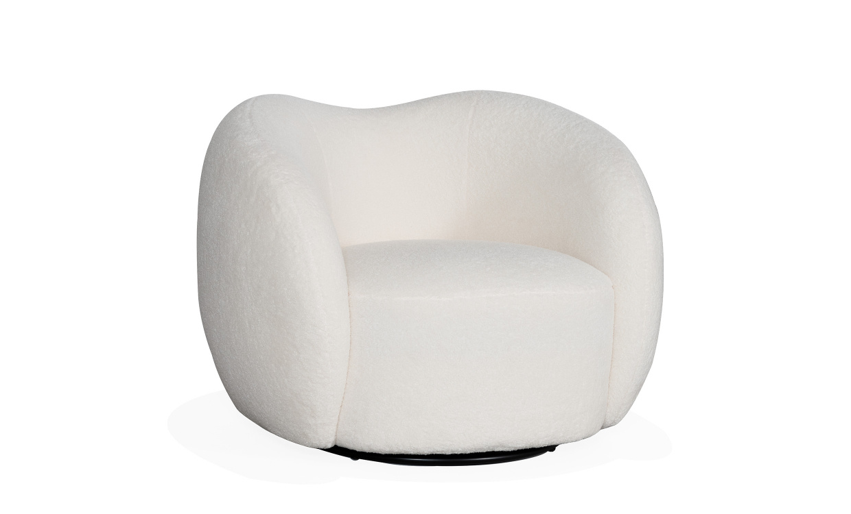 NONA Svingstol Teddy Offwhite i gruppen Stue / Lenestoler hos Sofas & more (Y20581S-TEDDY04)