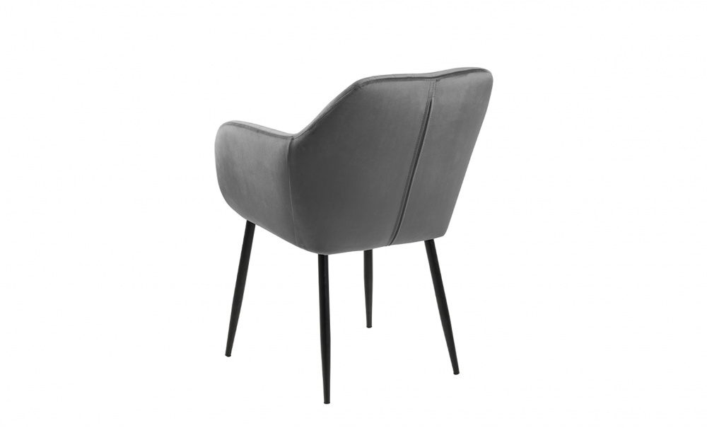 VIVIEN Stol Grå/svart i gruppen Spiseplass / Sittemøbler / Stoler hos Sofas & more (0000076596)