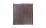 SITTEPUTE i skinn Brun 38x38