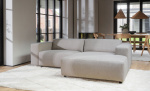 WILLARD sofa 3-seter-sjeselong høyre beige Bytt til bilde nr. 2 (WILLARD sofa 3-seter-sjeselong høyre beige)