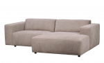 WILLARD sofa 3-seter-sjeselong høyre beige Bytt til bilde nr. 3 (WILLARD sofa 3-seter-sjeselong høyre beige)