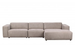 WILLARD sofa 4-seters sjeselong høyre beige Bytt til bilde nr. 1 (WILLARD sofa 4-seters sjeselong høyre beige)