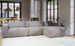 WILLARD sofa 4-seters sjeselong høyre beige Bytt til bilde nr. 2 (WILLARD sofa 4-seters sjeselong høyre beige)