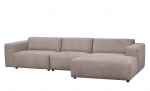 WILLARD sofa 4-seters sjeselong høyre beige Bytt til bilde nr. 3 (WILLARD sofa 4-seters sjeselong høyre beige)