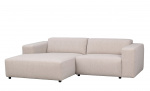 Bytt til bilde nr. 3 (WILLARD sofa 3-seters sjeselong venstre lys beige)