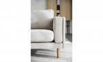 Bytt til bilde nr. 3 (BRADEN 3-seters sofa Lys beige/Eik)