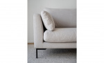 CORWIN 2-seters sofa Lys beige Bytt til bilde nr. 3 (CORWIN 2-seters sofa Lys beige)