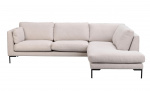 Bytt til bilde nr. 1 (CORWIN Hjrnesofa pen Ende Lys beige)