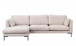 Bytt til bilde nr. 1 (CORWIN Divansofa Venstre Lys beige)
