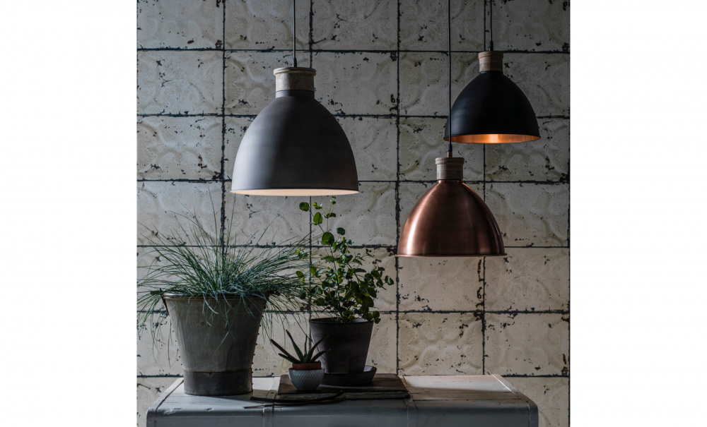 ROSEVILLE Taklampe Sort Large i gruppen Belysning / Lamper / Taklamper hos Sofas & more (184210)