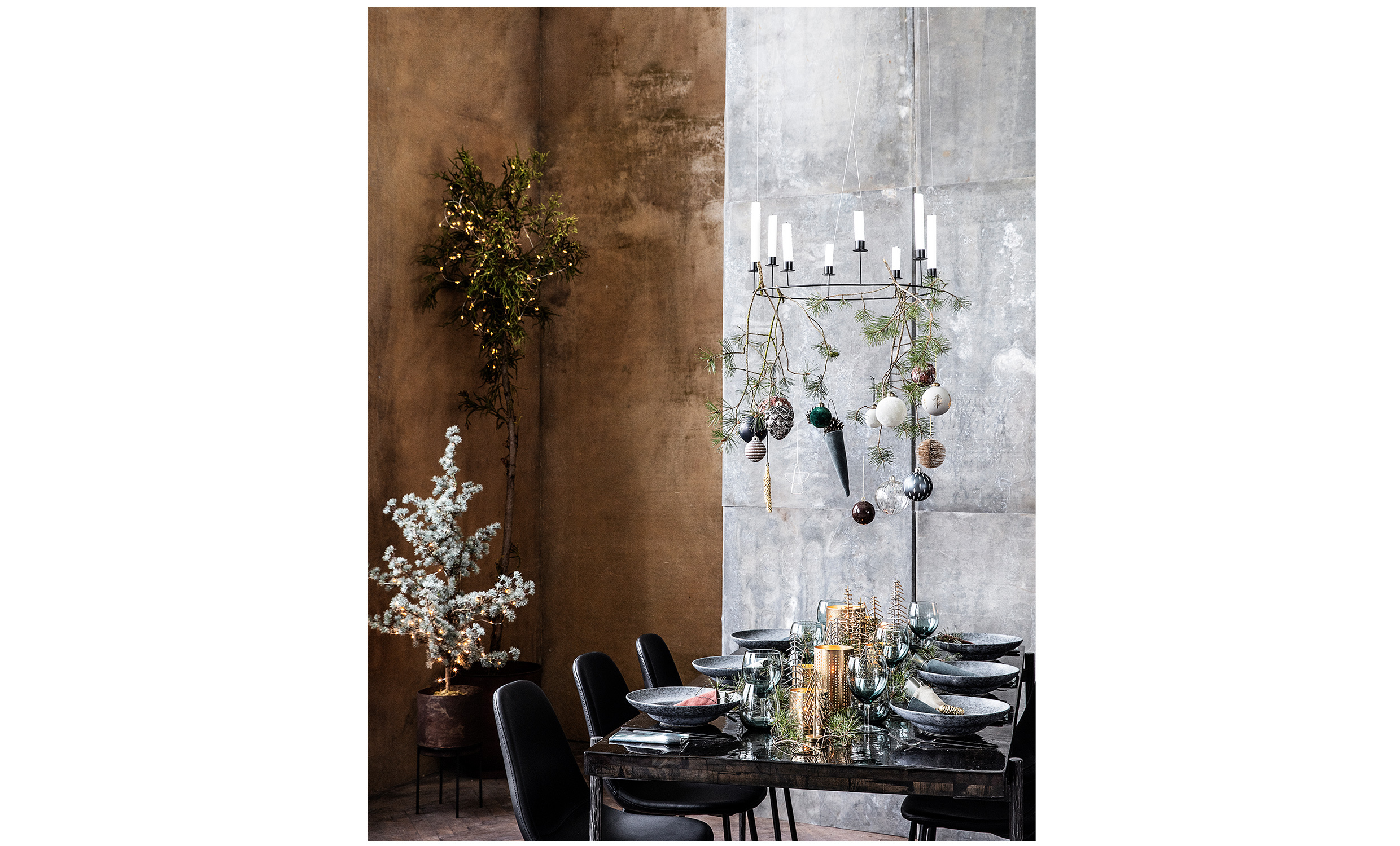 CANDLE Lysestake Svart