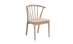 SELINE/NINNI Spisegruppe 4 stoler Marmor