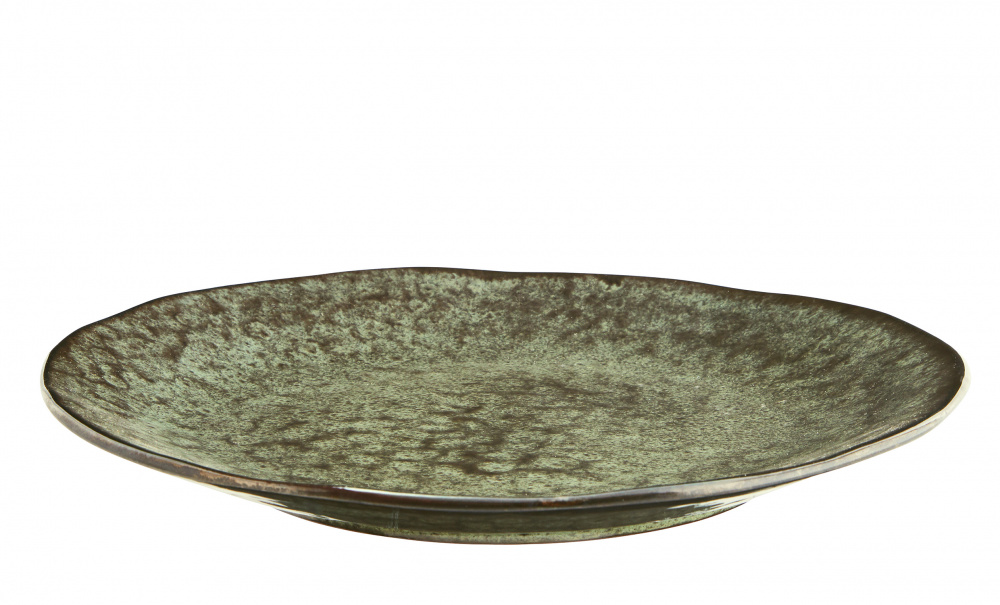 PLATE Steinty 27 cm Grnn i gruppen Kjkken og servering / Borddekking og servering hos Sofas & more (21-GN-1)