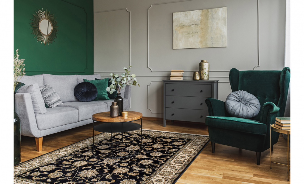TERRY Bidjar 240 x 330 Svart i gruppen Tepper og tekstiler / Tepper hos Sofas & more (21696)
