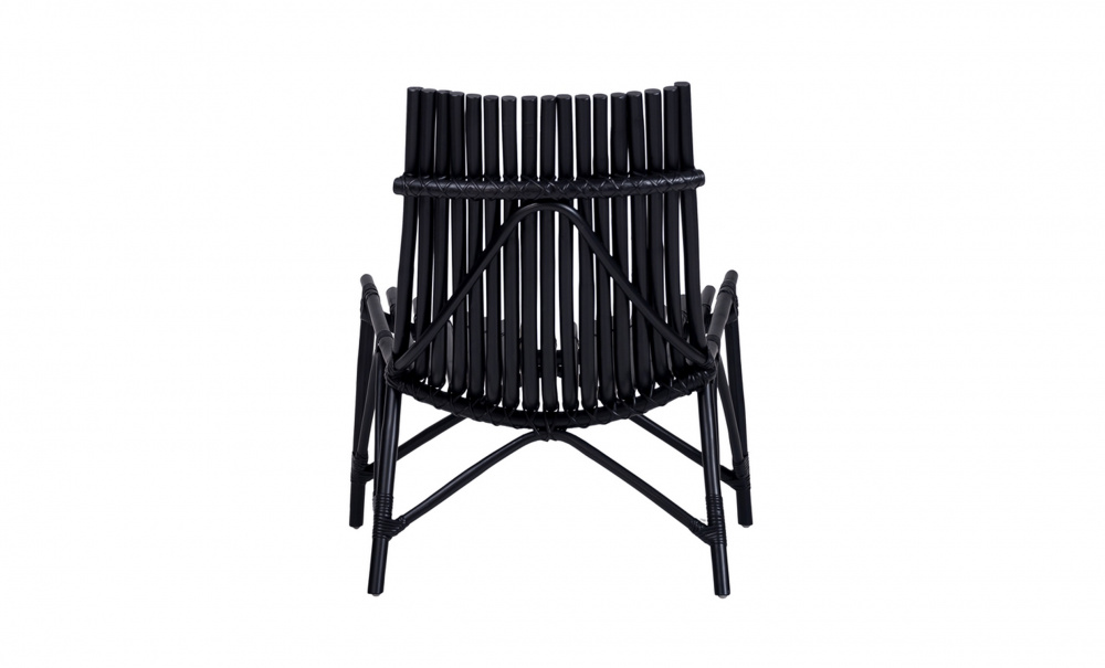 MEDFORD Lounge Chair Svart i gruppen Utembler / Sittembler / Loungembler hos Sofas & more (2206-BL)