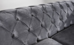 Bytt til bilde nr. 10 (WINDSOR Chesterfield Sovesofa Flyel Bl)