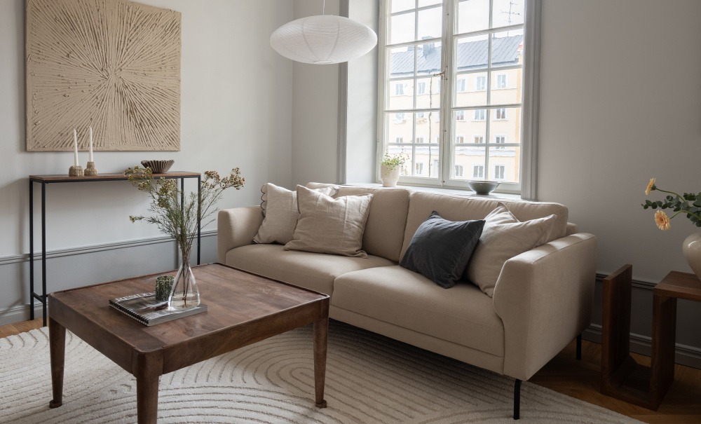 PORTOFINO 3-seter Beige i gruppen Stue / Sofaer / hos Sofas & more (2927)