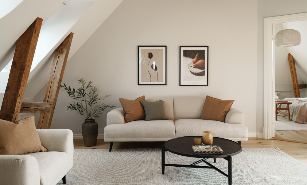 ANCONA 3-seter Beige i gruppen Stue / Sofaer / hos Sofas & more (2936)
