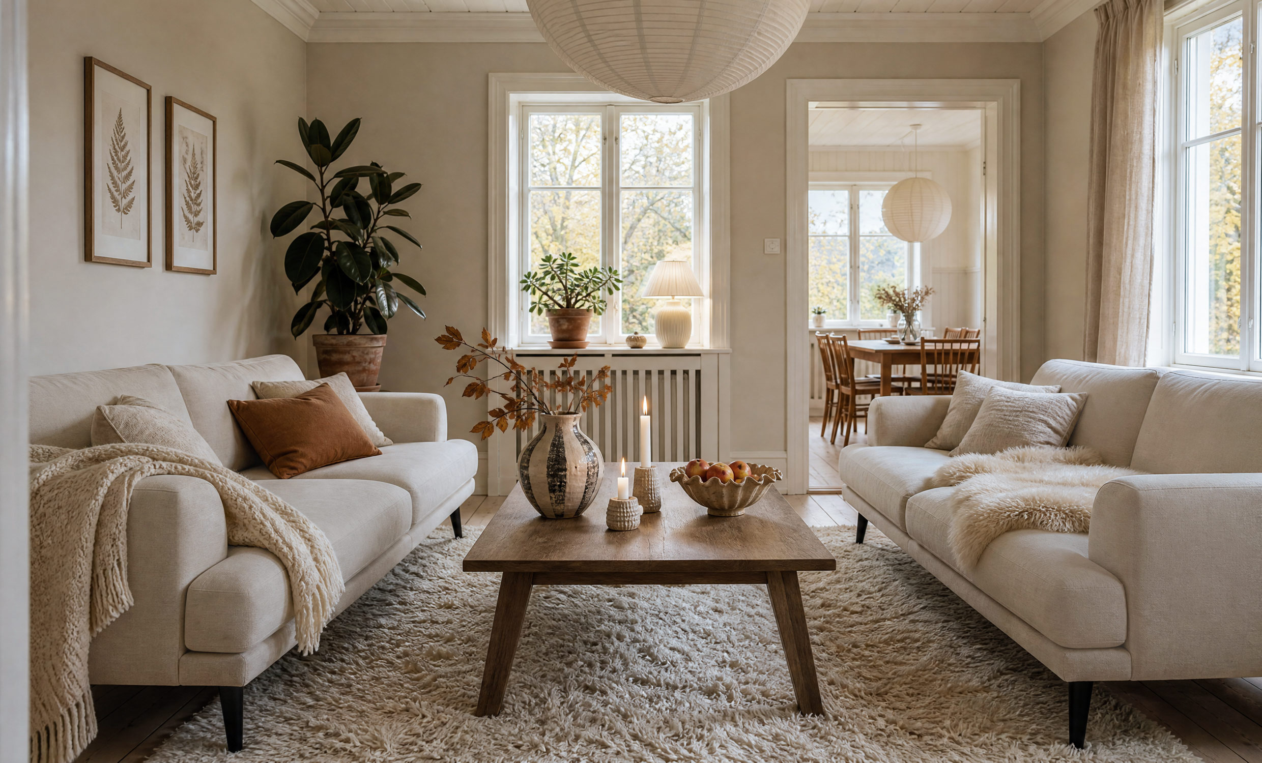 ANCONA 3-seter sofa Beige