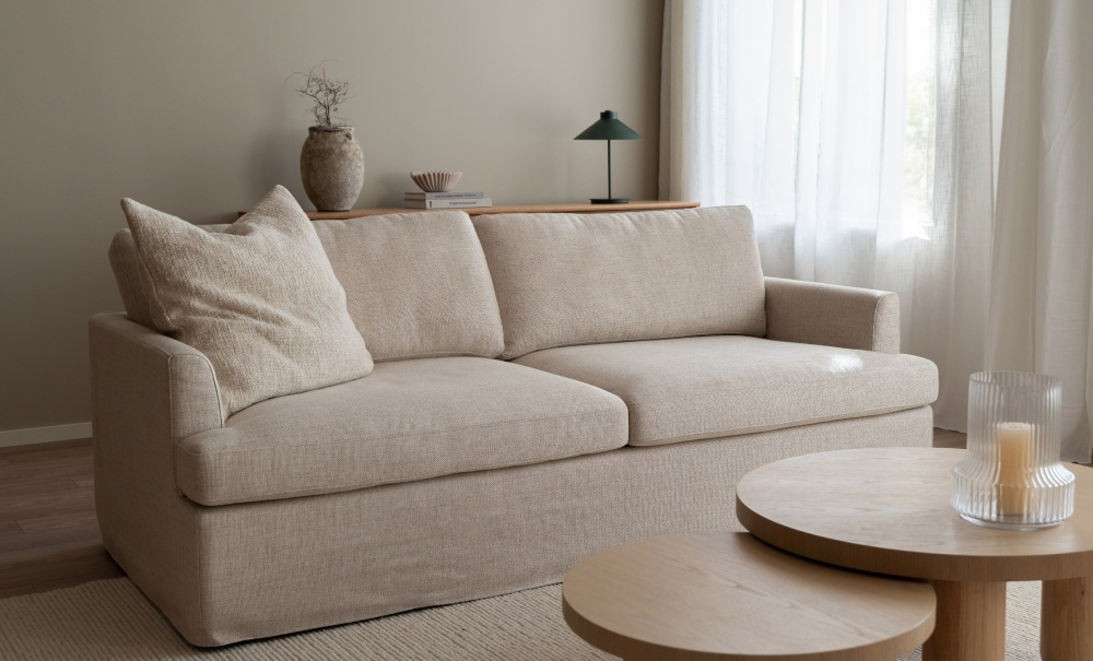 PENNINGTON Sovesofa Beige i gruppen Stue / Sofaer / Sovesofaer hos Sofas & more (29953S-X9110)