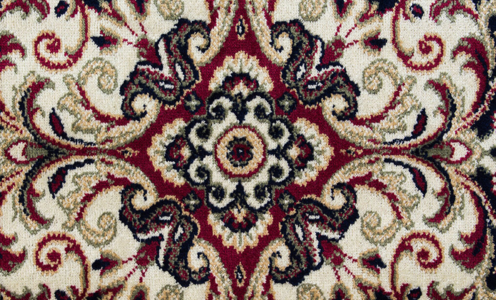 CASABLANCA Medallion 200x300 Rd i gruppen Tepper og tekstiler / Tepper / Kunstsilketeppe hos Sofas & more (30371)