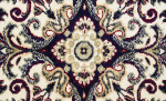 CASABLANCA Medallion 160x230 Marineblå