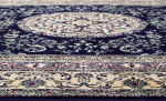 CASABLANCA Medallion 160x230 Marineblå