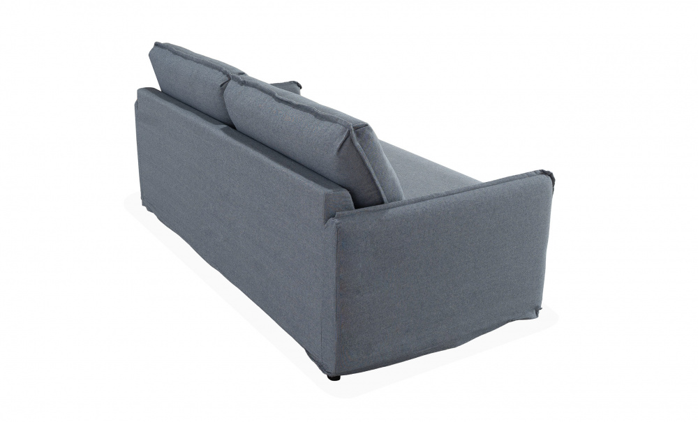 SANDE Sovesofa Denimblå i gruppen Stue / Sofaer / Sovesofaer hos Sofas & more (3193-SAN3S-06741D)
