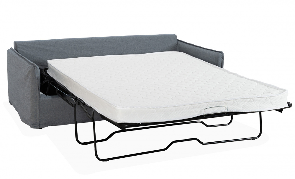 SANDE Sovesofa Denimblå i gruppen Stue / Sofaer / Sovesofaer hos Sofas & more (3193-SAN3S-06741D)