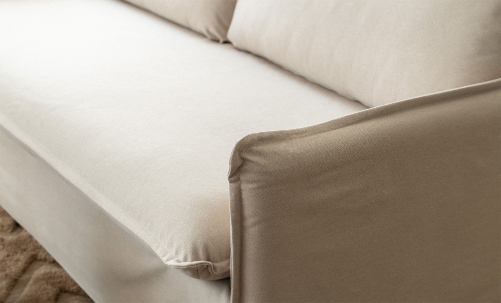 SANDE Sovesofa Beige i gruppen Stue / Sofaer / Sovesofaer hos Sofas & more (3193-SAN3S-KW1852B22)