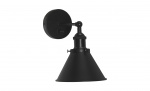 ANTON Vegglampe Sort