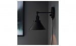 ANTON Vegglampe Sort