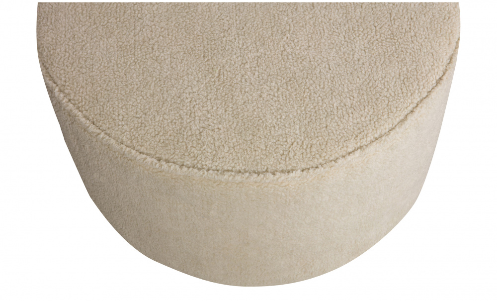 SARA Puff Teddy 60cm Offwhite i gruppen Stue / Lenestoler / Sittepuffer hos Sofas & more (350410-T)