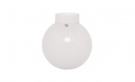 Bytt til bilde nr. 1 (GLASSVASE Rund 22cm Hvit)