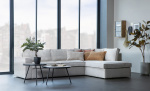 FREDDIE Sofa Høyre Beige Bytt til bilde nr. 2 (FREDDIE Sofa Høyre Beige)