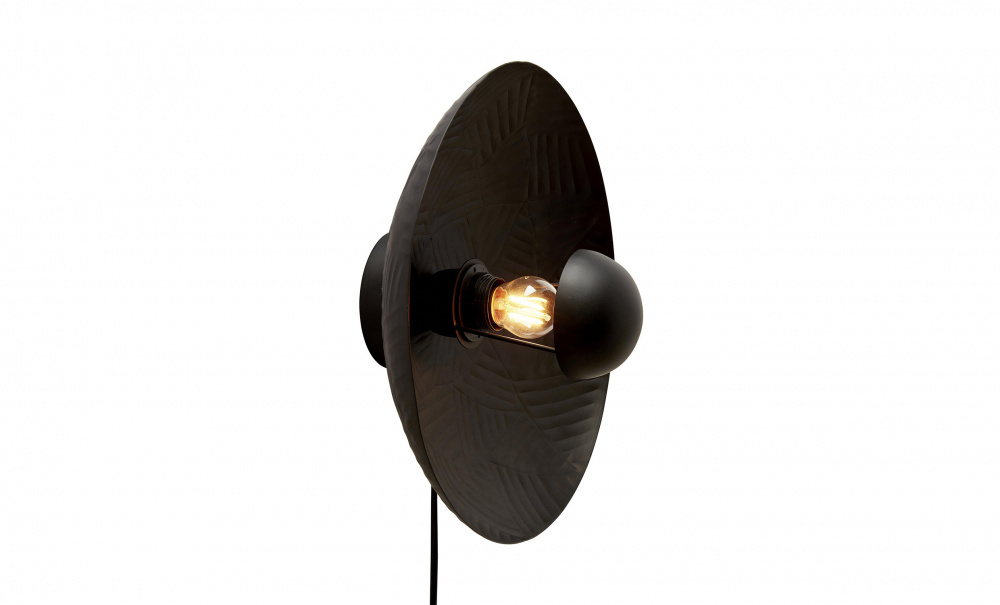 RIBBLE Vegglampe 35cm Sort i gruppen Belysning / Lamper / Vegglamper hos Sofas & more (4223512)